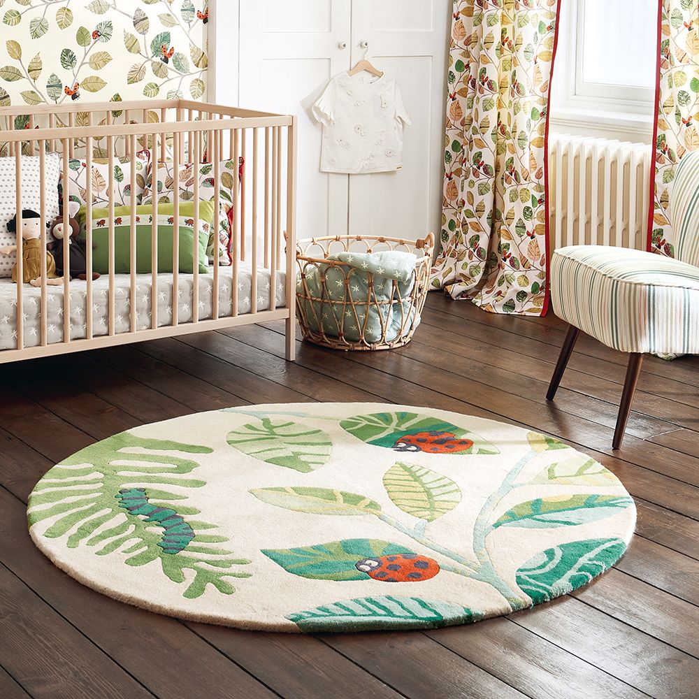 Villa Nova Yuval Zommer Ladybugs Kids Round Rug