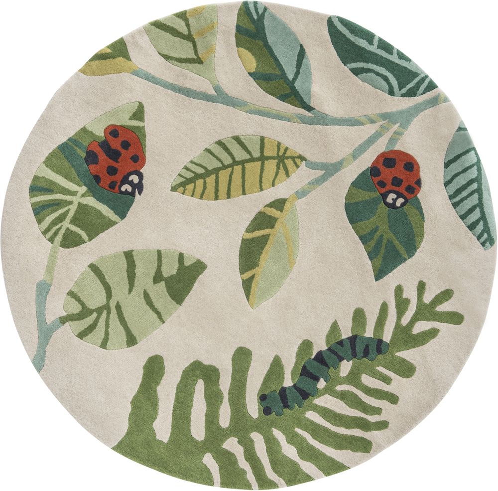 Villa Nova Yuval Zommer Ladybugs Kids Round Rug