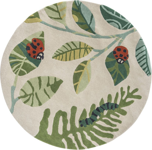 Villa Nova Yuval Zommer Ladybugs Kids Round Rug