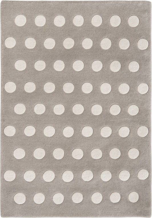 Villa Nova Yuval Zommer Dotty Kids Rug - Pebble - 105cm x 150cm