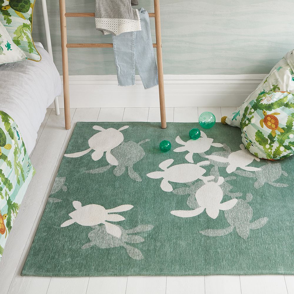 Villa Nova Frann Preston-Gannon Tiny Turtles Kids Rug