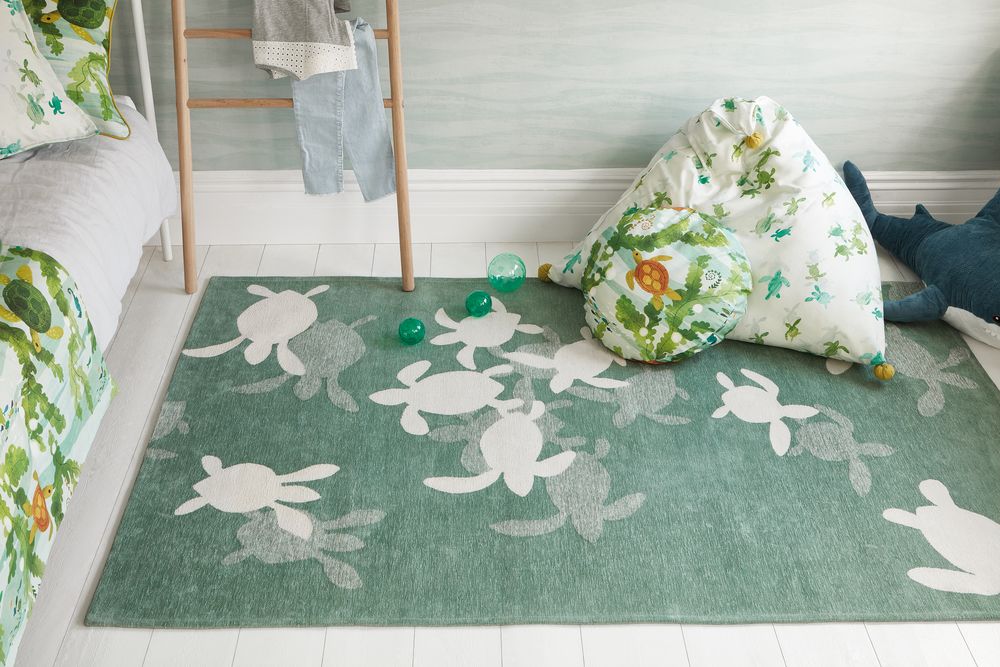 Villa Nova Frann Preston-Gannon Tiny Turtles Kids Rug