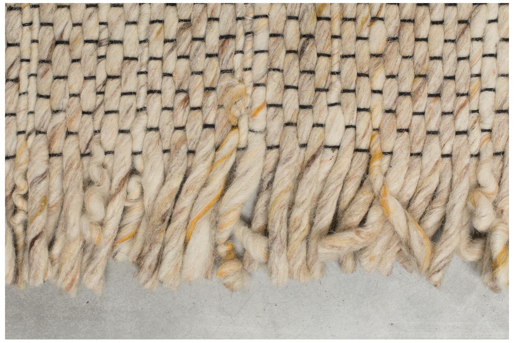 Zuiver Frills Rug - Beige / Yellow