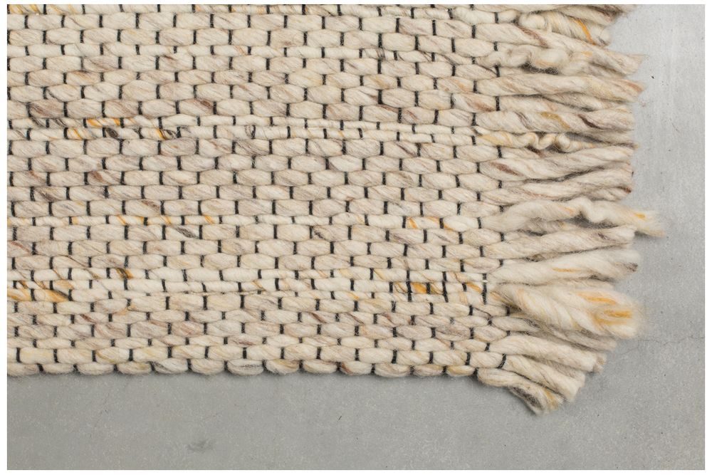 Zuiver Frills Rug - Beige / Yellow