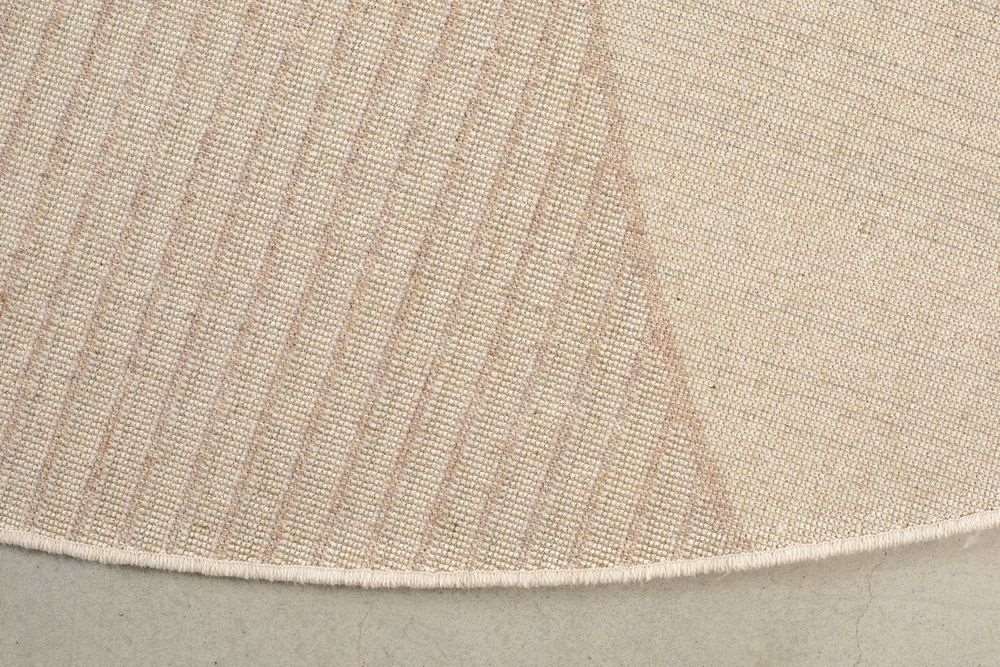 Zuiver Bliss Round Rug - Natural &amp; Pink