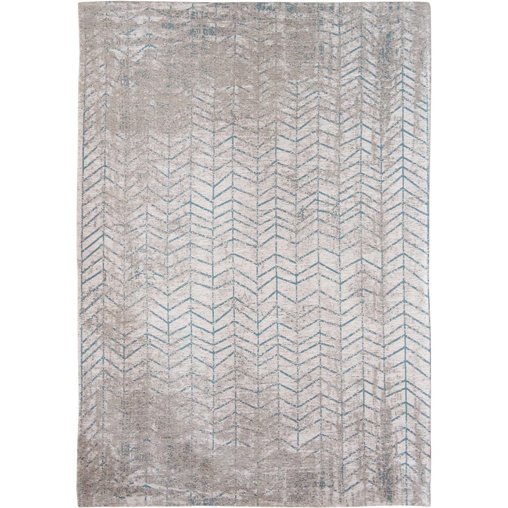 Louis De Poortere Jacobs Ladder Rug - Tribeca Blue 8927