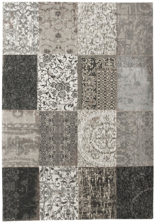 Louis De Poortere Multi Rug - Black &amp; White 8101